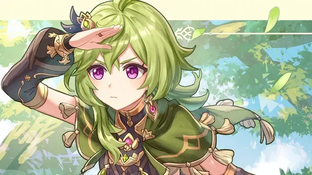 Collei (Dendro Character) - Genshin Impact（動漫電子遊戲） 4K 壁紙