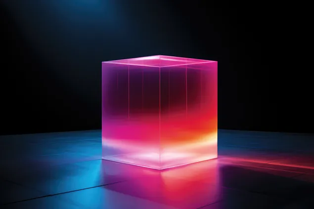 Color Cube premium 2K wallpaper download