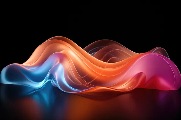 Gelombang Warna 2K wallpaper