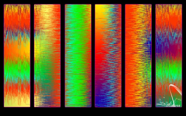 تخته پشتی رنگارنگ کاغذدیواری  HD