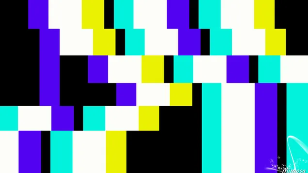 Taustakuva Värikkäät geometriset muodot 5 HD