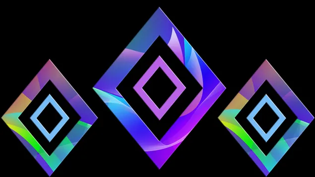 Páipéar balla Lozenge ildaite #3HD