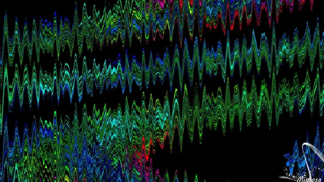 Ondulazione colorata n. 2 HD sfondo