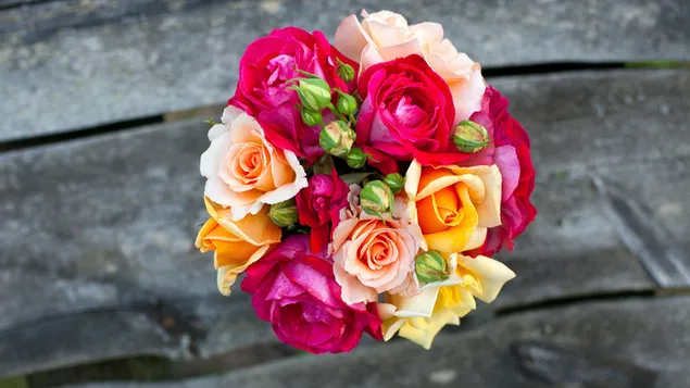 Colorful Roses Bouquet