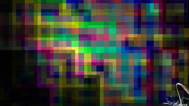 Kleurrijke vierkanten #6 HD achtergrond