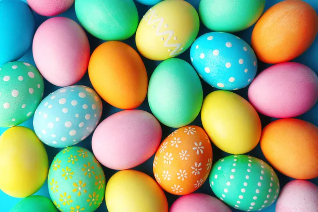 Colourful eggs easter download