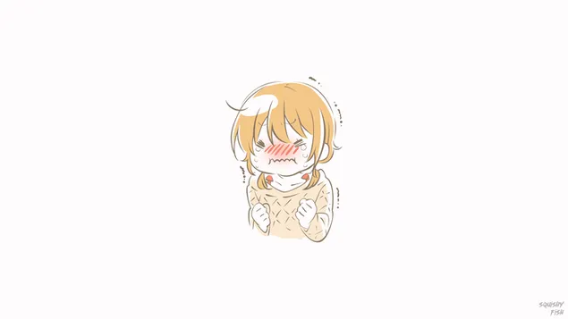 Comic Girls - Koizuka Koyume (Crying) 4K bakgrund