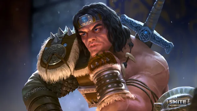 Конан от Smite 4K тапет
