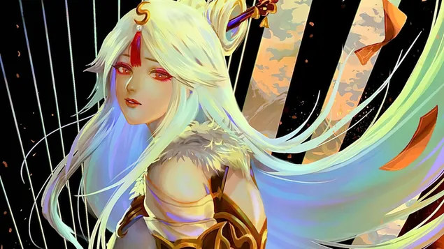 Condensed Light 'Ningguang' - Genshin Impact (วิดีโอเกมอะนิเมะ) 4K วอลเปเปอร์