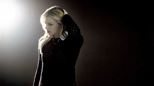 混乱したブロンド「クロエ・グレース・モレッツ」 4K 壁紙