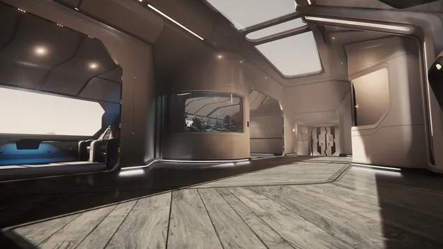 Constellation phoenix lobby 4K muurpapier