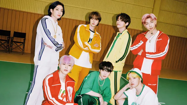 'Cooler&Sweeter'(Butter MV Remix)MV Photoshoot(2021)の防弾少年団メンバー ダウンロード