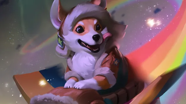 Corki Corgi - League of Legends (LOL) 4K muurpapier