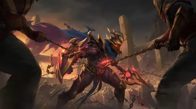 Taustpilt Rikutud "Pantheon" | legendide liiga 8K