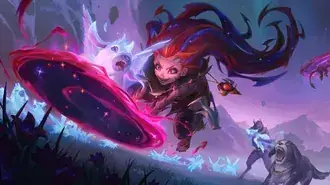 Corrupted 'Zoe' | League of Legends 8K wallpaper