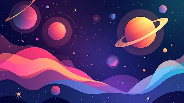 kosmiczna symfonia ilustracja sztuki kosmicznej pobierz