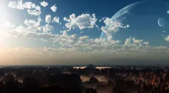 Kosmische Wahrheit - Landschaft HD Hintergrundbild