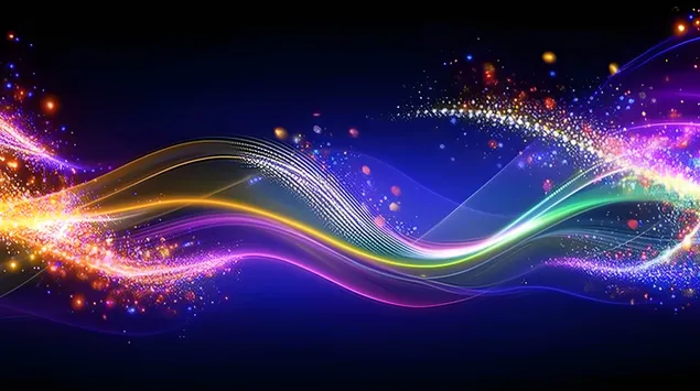 Valët kozmike: Simfonia e dritave të gjalla 2K sfond