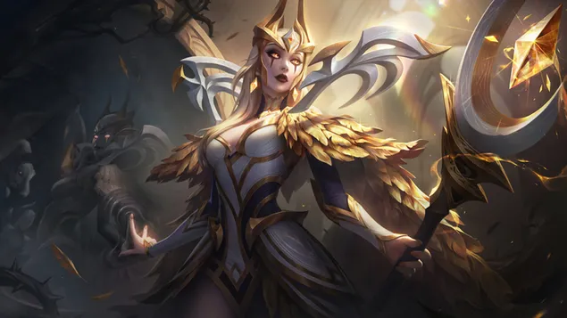 coven 'leblanc' prestige edition splash art - league of legends (lol) shkarkim