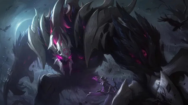 Splash Art della Congrega 'Malphite' - League of Legends (LOL) 8K sfondo