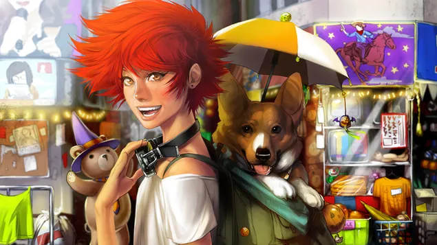 קאובוי ביבופ : Edward Wong Hau Pepelu Tivrusky IV & Ein 4K טפט