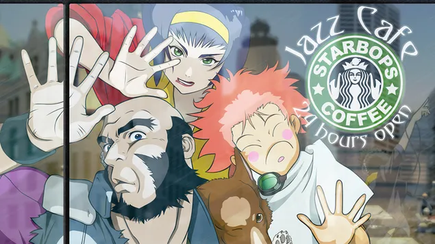 קאובוי ביבופ - Inside Coffee Shop 4K טפט