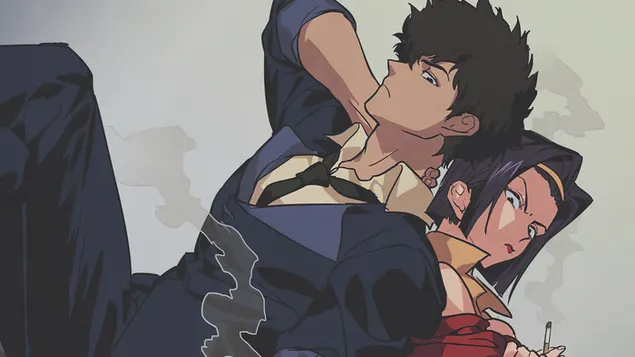 Cowboy Bebop - Spike Spiegel & Faye Valentine 4K 壁紙