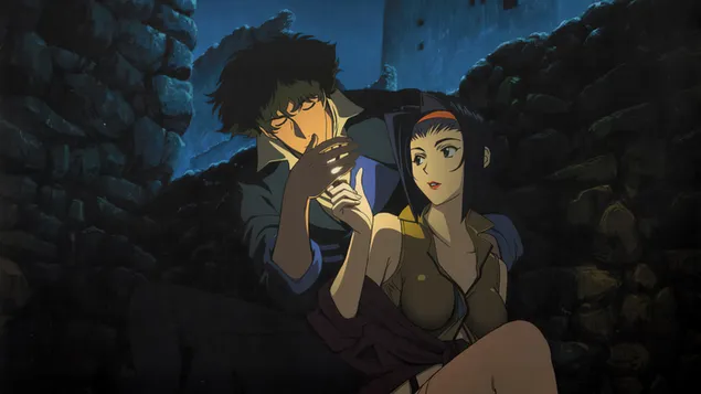 牛仔波普：“斯派克·明鏡和費伊·瓦倫丁” 4K 壁紙