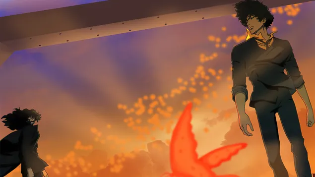 Cowboy Bebop - Spike Spiegel Vs Vicious 4K wallpaper