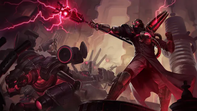 Ustvarjalec 'Victor' Splash Art - League of Legends (LOL) 4K ozadje