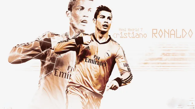 Cristiano Ronaldo aus nächster Nähe HD Hintergrundbild