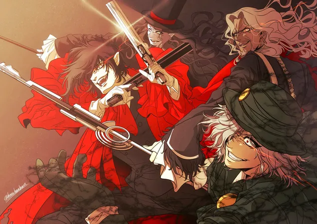 交叉 - Fate Grand Order & Hellsing 2K 壁纸