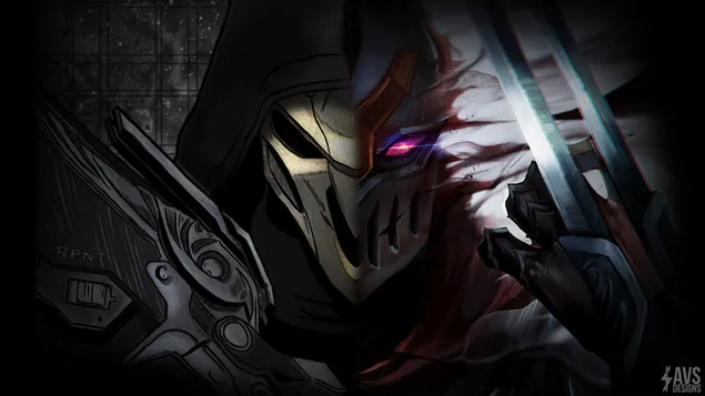 Crossover of League of Legends (LOL) and Overwatch - Reaper Vs Zed