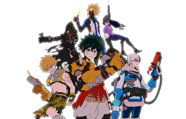 Crossover af My Hero Academia og Overwatch Characters download