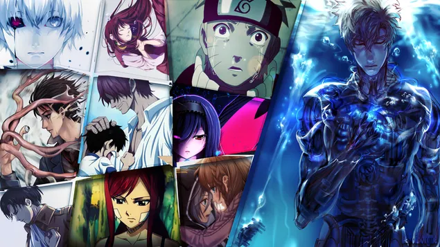 5 Anime Crossover Wallpapers for iPhone and Android by Matthew Gonzales