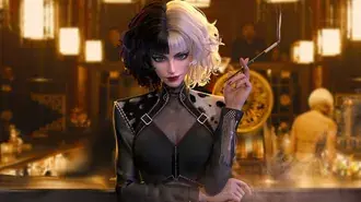 Cruella CGI Digital Art 4K Hintergrundbild
