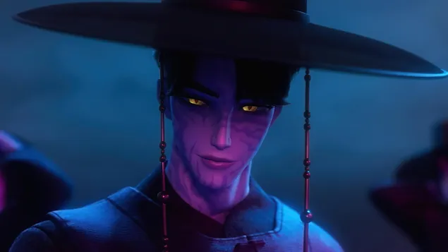 Verfluchten Dämon 'Jinu' - K-Pop Dämonjeeër (Film) 4K Tapeten