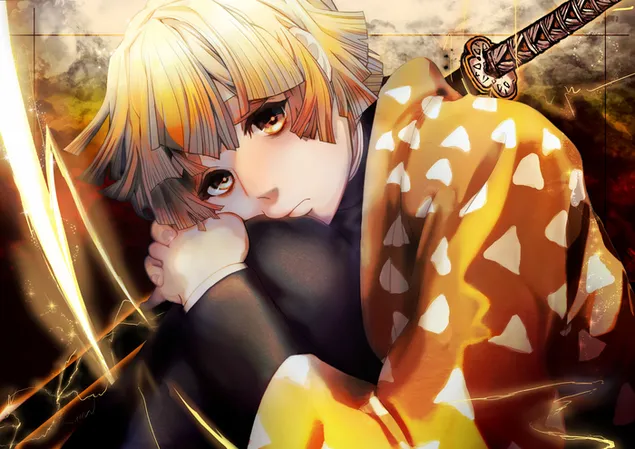 Cute and scared Demon slayer Zinetsu download