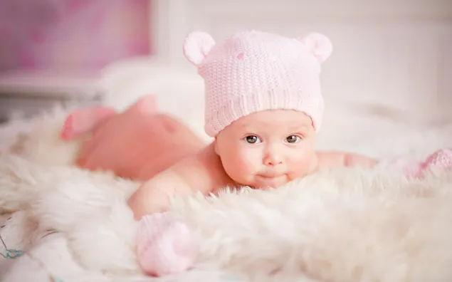 Cute Baby Girl 2K wallpaper