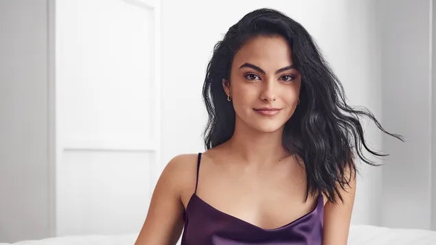 Slatka 'Camila Mendes' u fotografisanju časopisa Health 4K pozadina