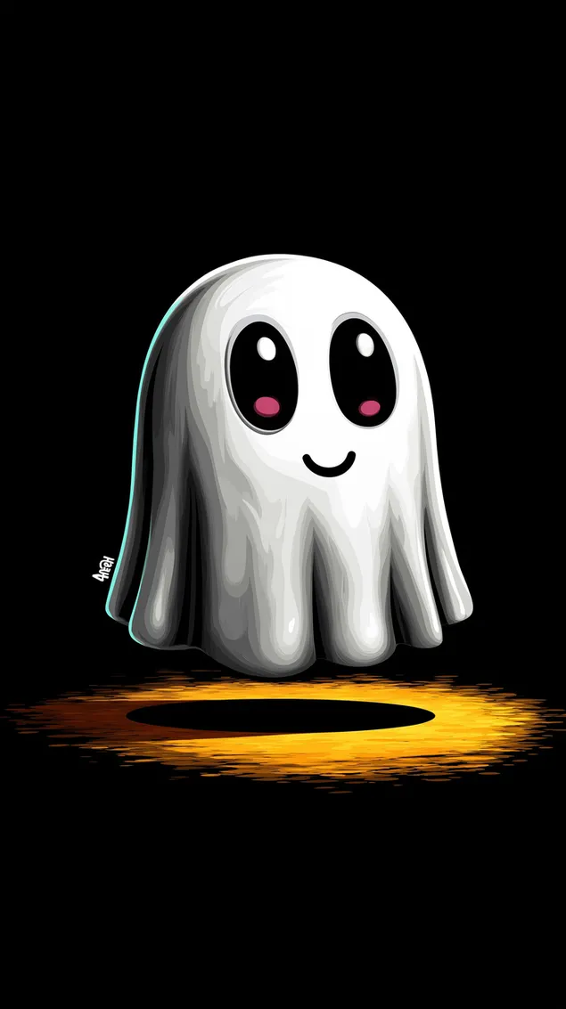 sot tecknad spoke med rosenroda kinder som svavar over en glodande ring ladda ner