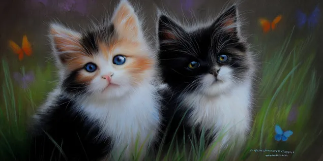 descarcare pisicute dragute si pufoase cu expresii curioase