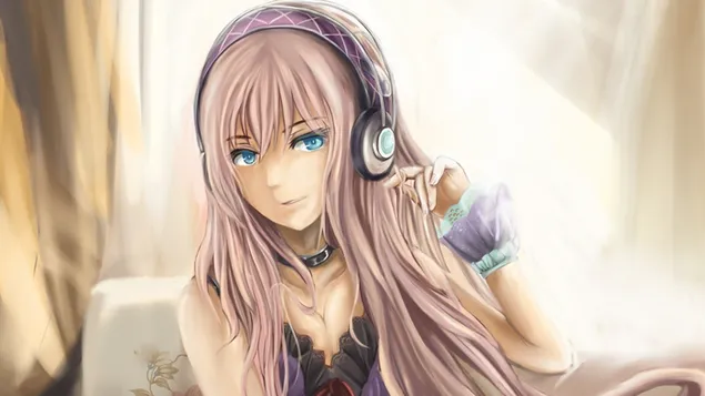 Nettes Gamer-Mädchen 2K Hintergrundbild