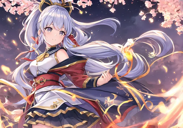 可爱的女孩 Kamisato Ayaka | 原神冲击 4K 壁纸