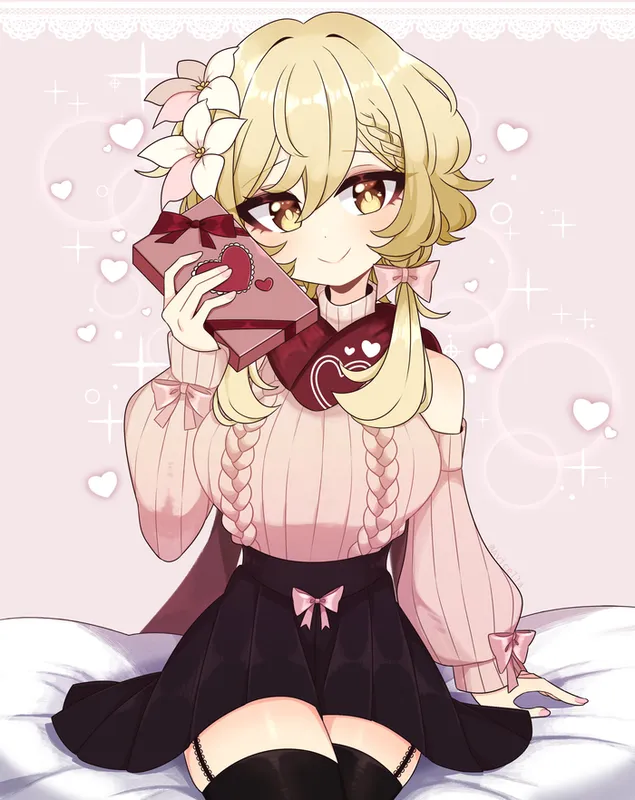 sevimli kiz lumine'in cikolata kalbi (ganshin impact) indir