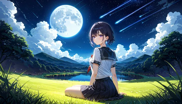 vajze e lezetshme qe shikon yjet shkarkim