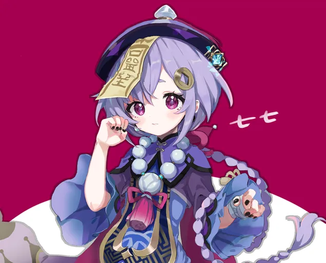 roztomila holcicka qiqi | anime | genshinuv dopad stahnout