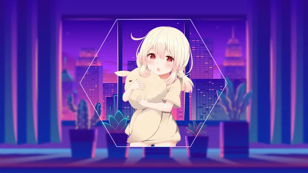 Süße kleine Klee und ihre Puppe | Ganshin-Einschlag HD Hintergrundbild