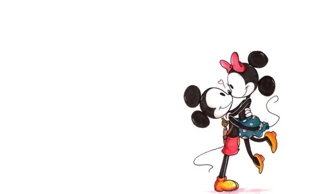 Schattig, mickey mouse, minnie mouse download