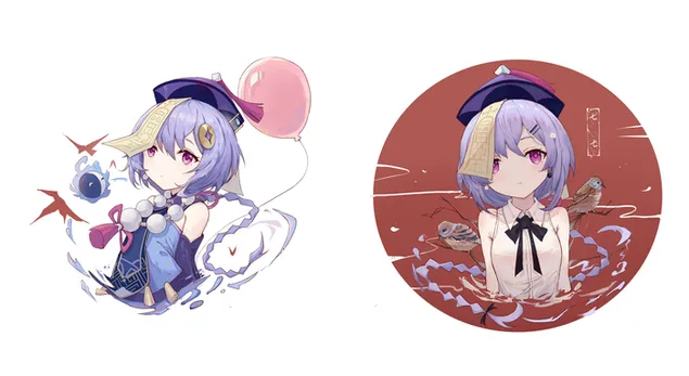 roztomila qiqi | genshinuv dopad stahnout